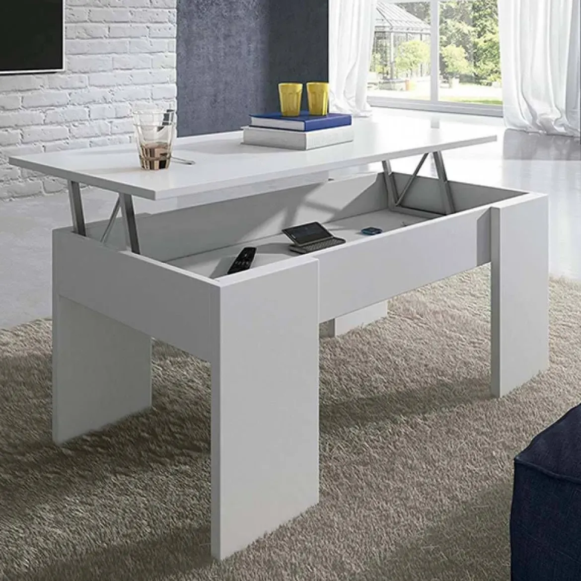 Mesa centro elevable GALA 90x50 cm