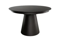 Mesa comedor Extensible redonda roble biselado 120-160 cm NAMIB