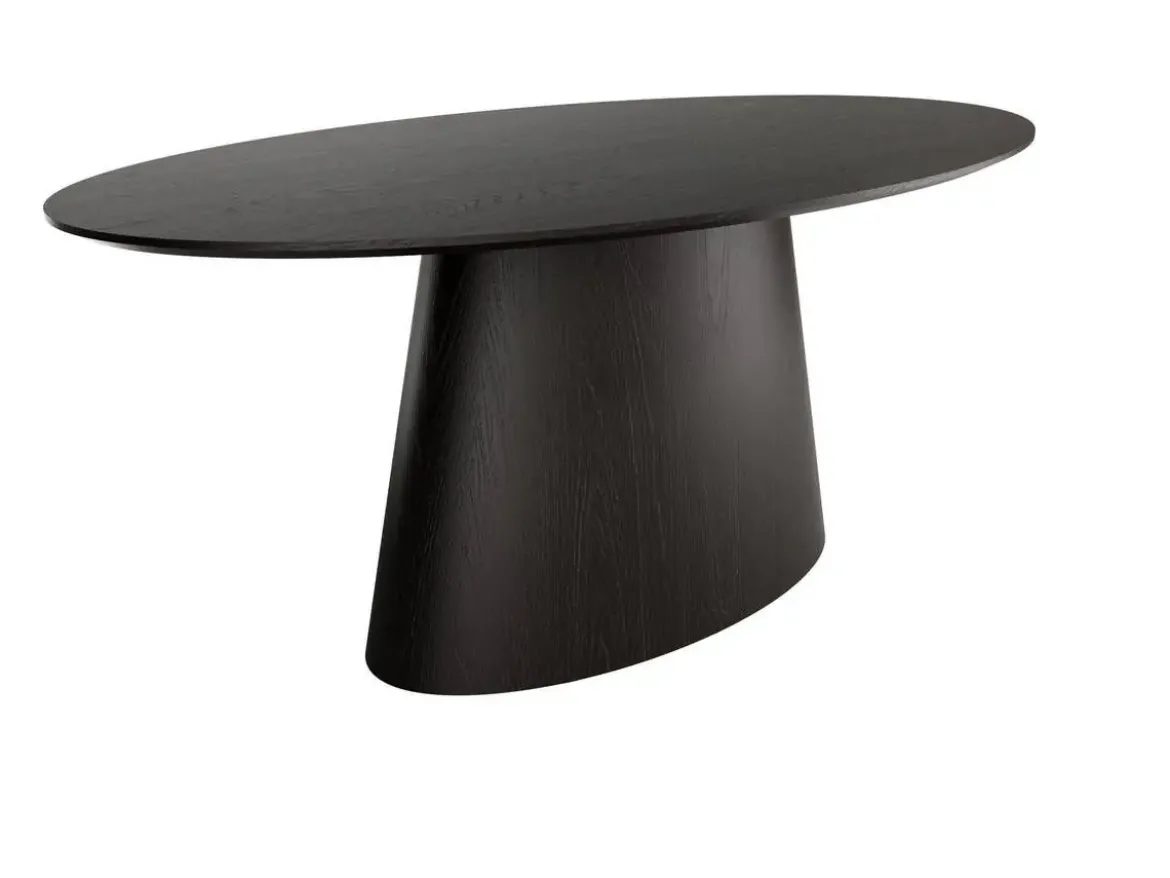 Mesa comedor fija ovalada roble biselado 220 cm NAMIB