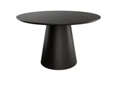 Mesa comedor fija redonda roble biselado 120 cm NAMIB