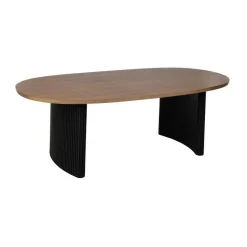 Mesa Comedor Negro-Natural de Madera 612170