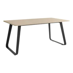 Mesa Como Rectangular 140 cm Estuctura Negra BOGAL CNG067N