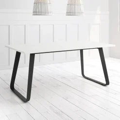 Mesa Como Rectangular 140 cm Estuctura Negra BOGAL CNG067N