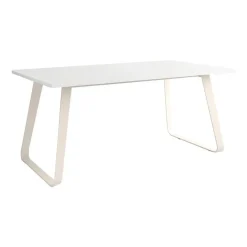 Mesa Como Rectangular 160 cm Estuctura Marfil BOGAL CNG068M