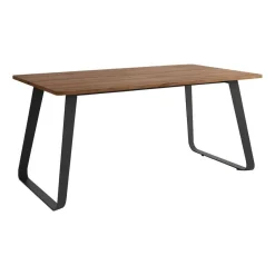 Mesa Como Rectangular 160 cm Estuctura Negra BOGAL CNG068N