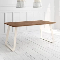 Mesa Como Rectangular 180 cm Estuctura Marfil BOGAL CNG069M