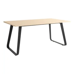Mesa Como Rectangular 180 cm Estuctura Negra BOGAL CNG069N