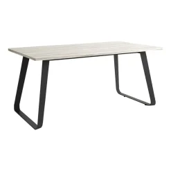 Mesa Como Rectangular 180 cm Estuctura Negra BOGAL CNG069N