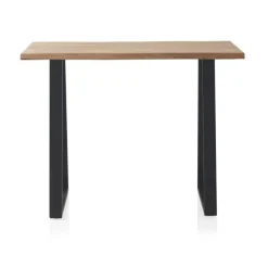 Mesa de Bar GABAR Rectangular de Madera de Acacia Maciza Color Natural GABAR 10830