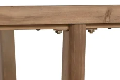 Mesa de Centro de Abeto con Cristal Natural Marrón MB-209315