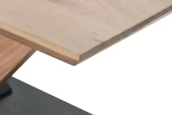 Mesa de Centro de Acacia con Patas de Metal MB-207410