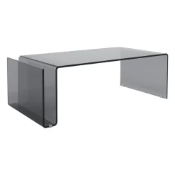 Mesa de Centro de Cristal con Revistero EOS