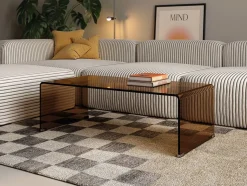 Mesa de Centro de Cristal Templado ARES