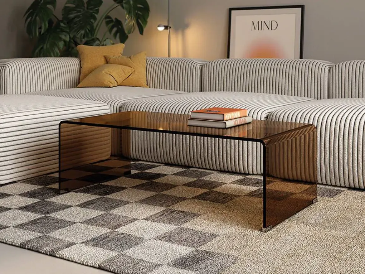 Mesa de Centro de Cristal Templado ARES