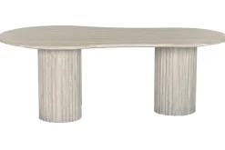 Mesa de Centro de Granito Símil Mármol 130x70 cm MB-215387
