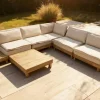 Mesa de Centro de Jardín en Madera de Acacia MB-224143