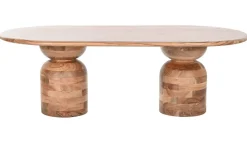 Mesa de Centro de Madera Acacia Marrón 135 cm MB-207412