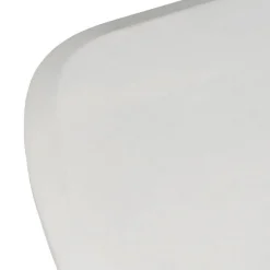 Mesa de Centro de Madera Blanca Decapada Estilo Natural 130 cm 612686