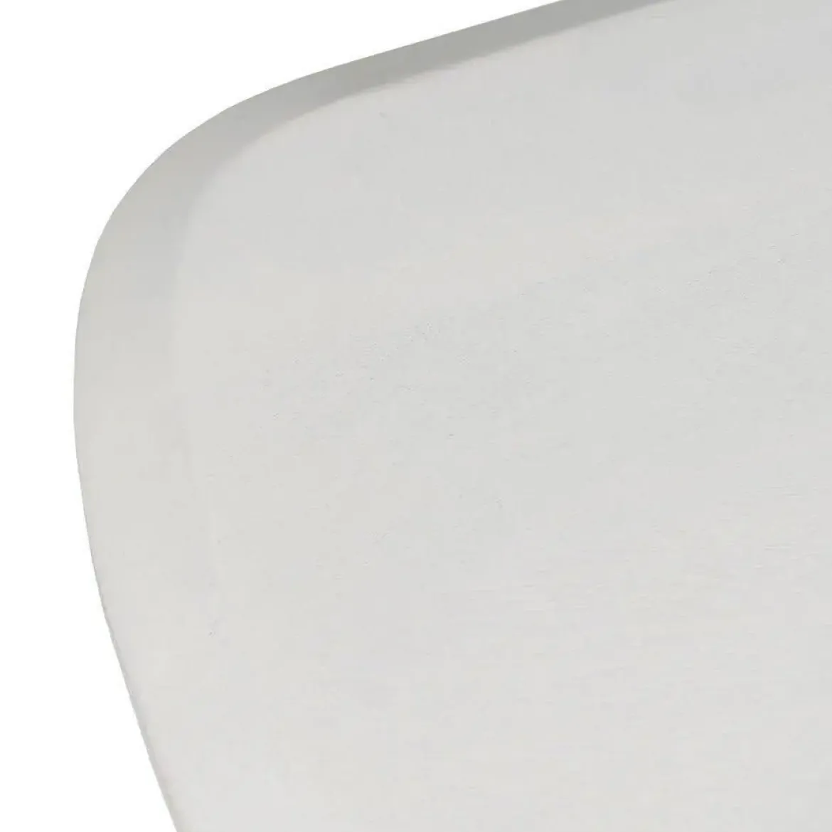 Mesa de Centro de Madera Blanca Decapada Estilo Natural 130 cm 612686
