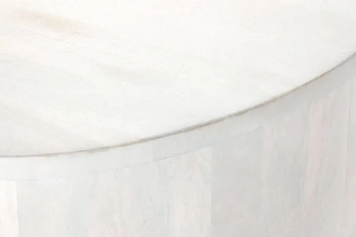 Mesa de Centro de Madera de Mango Blanca 137 cm MB-214816