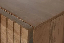 Mesa de Centro de Madera de Mango Natural con Cajones MB-215098