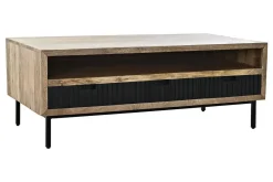 Mesa de Centro de Madera de Mango con 3 Cajones MB-194551