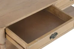 Mesa de Centro de Madera de Mango con 2 Cajones MB-223084