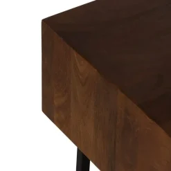 Mesa de Centro de Madera de Mango con Huecos y Cajones 110 cm 612715