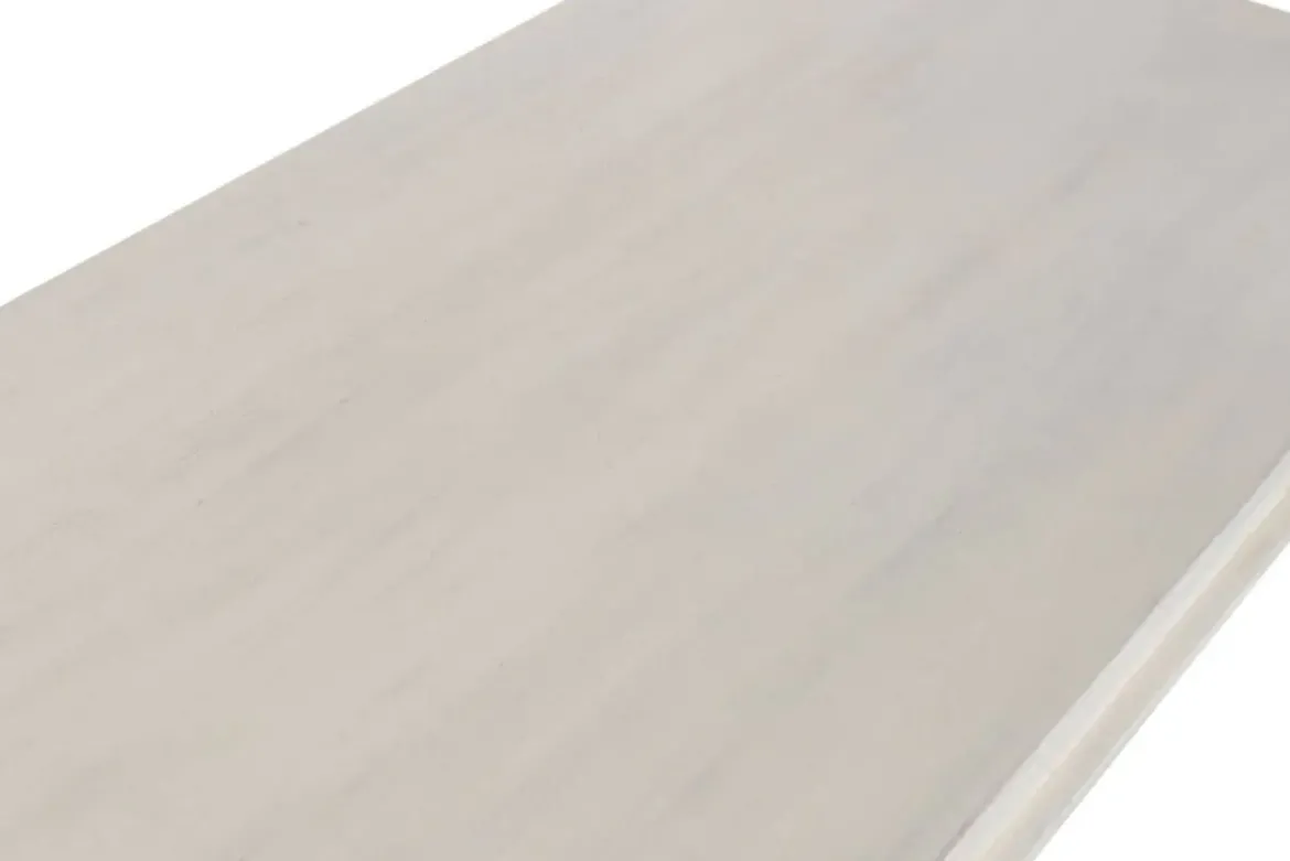 Mesa de Centro de Madera en Decapé Blanco 170 cm MB-224034