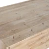 Mesa de Centro de Madera Natural con 2 Cajones MB-213018