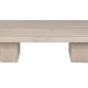 Mesa de Centro de Madera Olmo Macizo 170 cm Natural MB-226317
