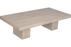 Mesa de Centro de Madera Olmo Macizo 170 cm Natural MB-226317