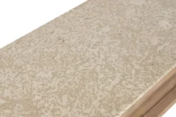 Mesa de Centro de Madera Reciclada con Mármol 120 cm MB-221766