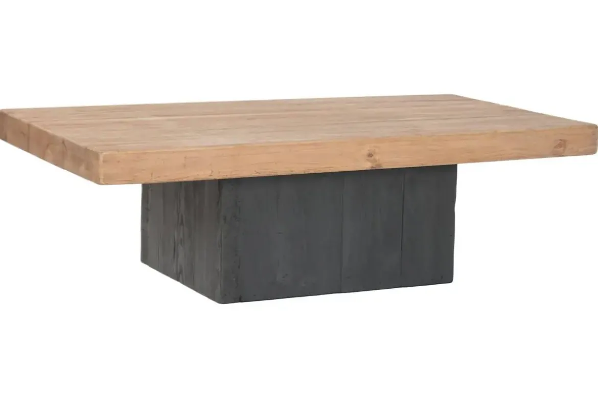 Mesa de Centro de Madera Reciclada y Pino 135 cm MB-222931