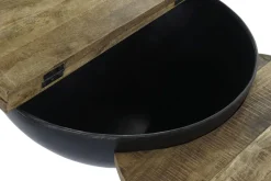 Mesa de centro de Madera y Metal Estilo Industrial MB-189857