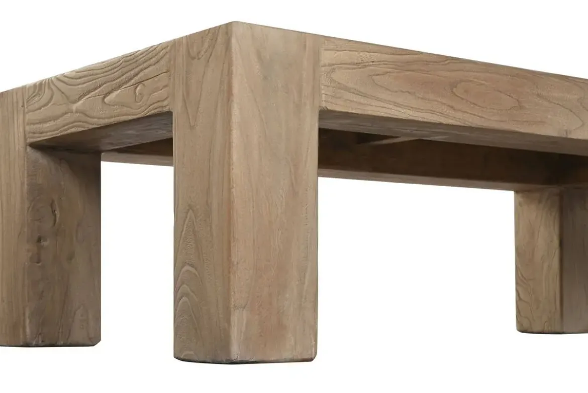Mesa de Centro de Olmo Macizo 140 cm MB-219986