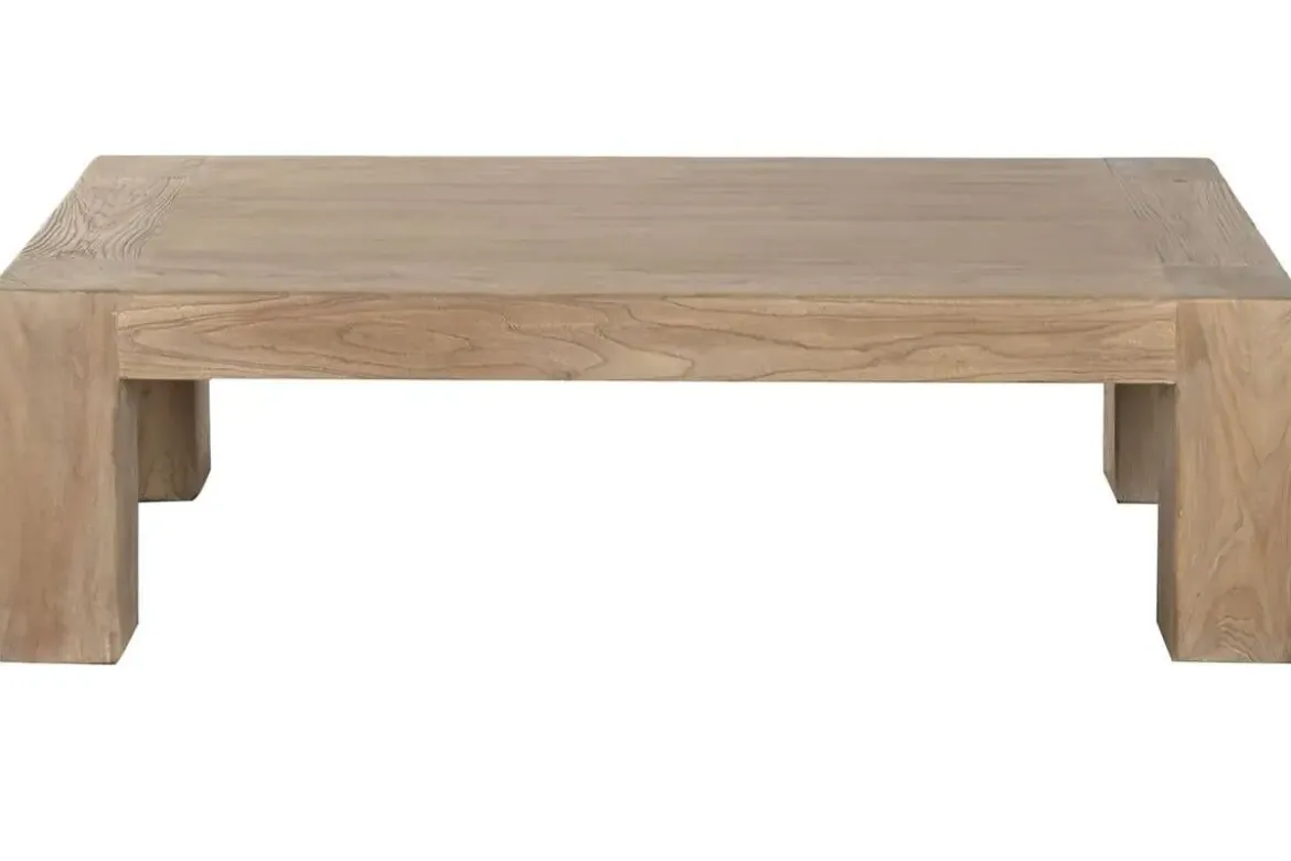 Mesa de Centro de Olmo Macizo 140 cm MB-219986