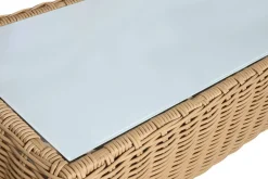 Mesa de Centro de Ratán Sintético-Cristal MB-218347