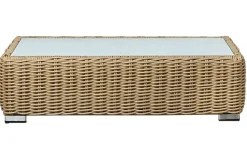 Mesa de Centro de Ratán Sintético-Cristal MB-218347