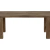 Mesa de Centro de Teca Reciclada Natural 140 cm MB-217975