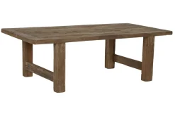 Mesa de Centro de Teca Reciclada Natural 140 cm MB-217975