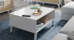Mesa de Centro Elevable con Almacenamiento ZAIKEN 0F6633BO