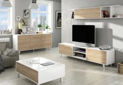 Mesa de Centro Elevable con Almacenamiento ZAIKEN 0F6633BO