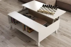 Mesa de Centro Elevable con Almacenamiento ZAIKEN 0F6633BO