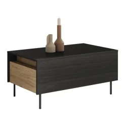 Mesa de Centro Elevable con 2 Cajones Melamina DRAWER PATA NAD ND5060