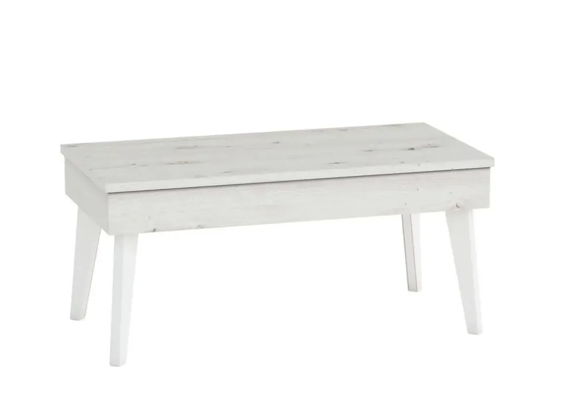 Mesa de Centro Elevable 100x50 cm con Pata Metálica Inclinada M814
