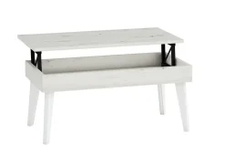 Mesa de Centro Elevable 100x50 cm con Pata Metálica Inclinada M814
