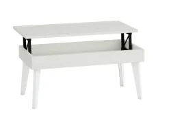 Mesa de Centro Elevable 100x50 cm con Pata Metálica Inclinada M814