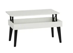 Mesa de Centro Elevable 100x50 cm con Pata Metálica Inclinada M814