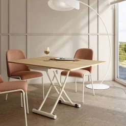 Mesa de Centro Elevable y Extensible en Roble MORFEO CNG129MR